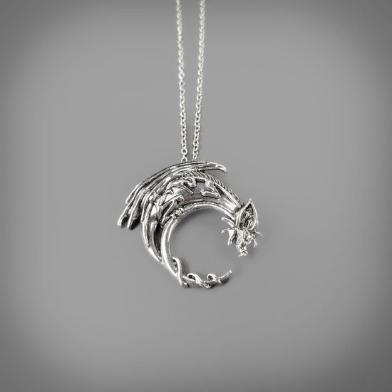 Coiled Dragon Pendant