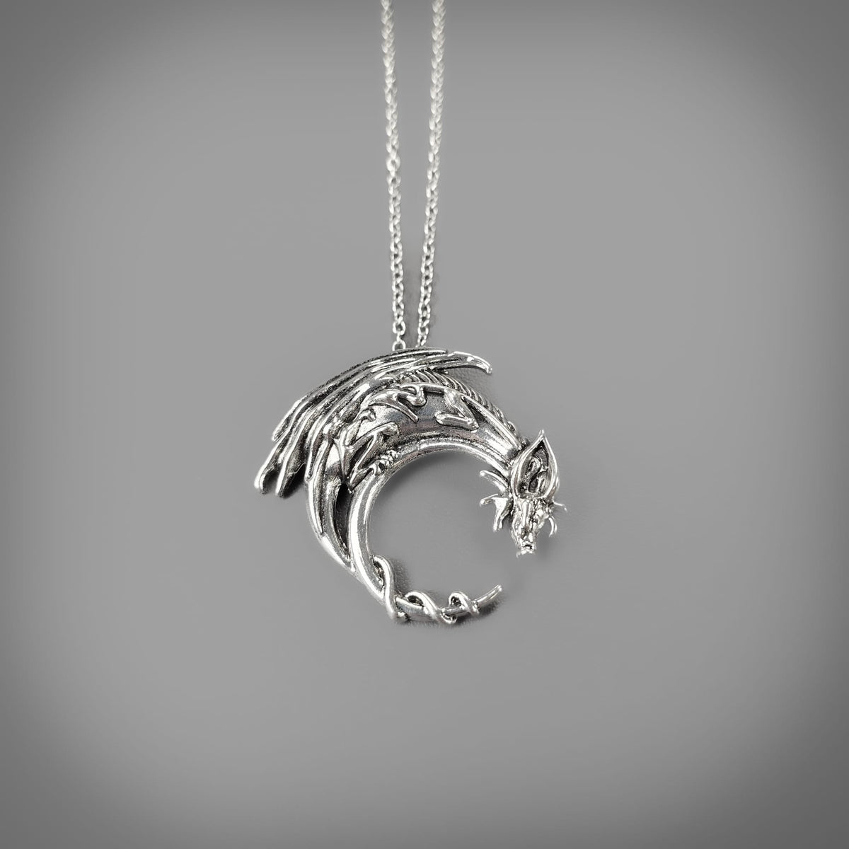 Coiled Dragon Pendant