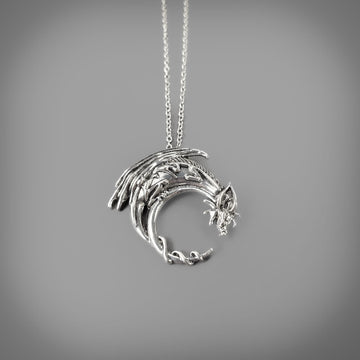 Coiled Dragon Pendant