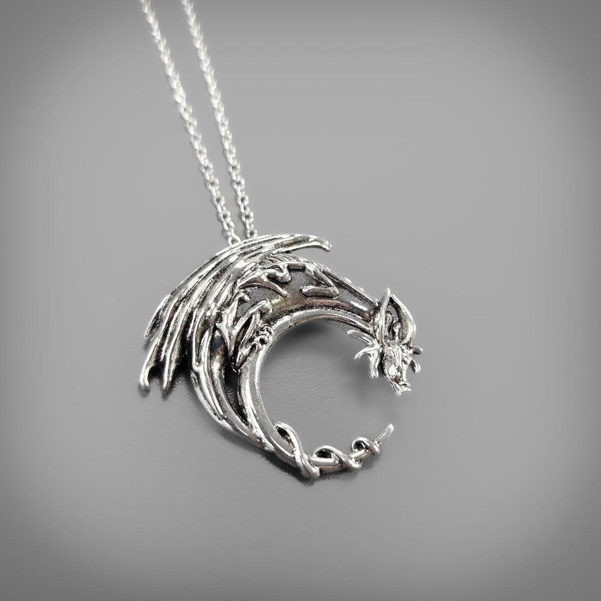 Coiled Dragon Pendant
