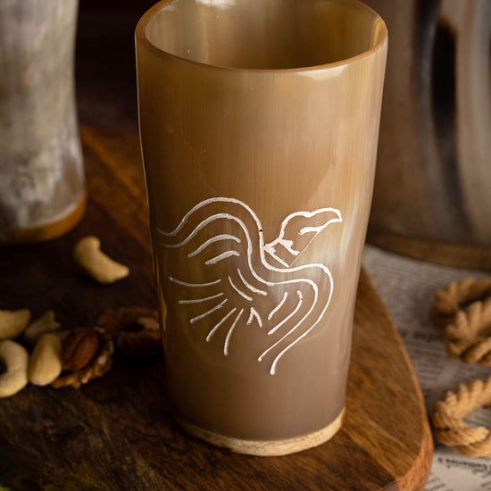 Odin's Raven Horn Mug