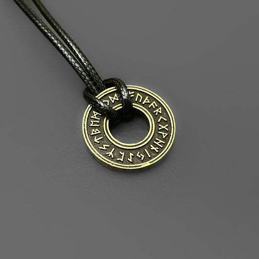 Runed Coin Pendant