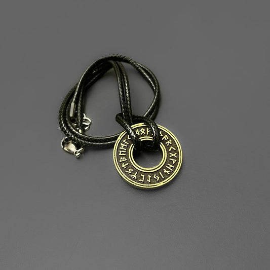 Runed Coin Pendant