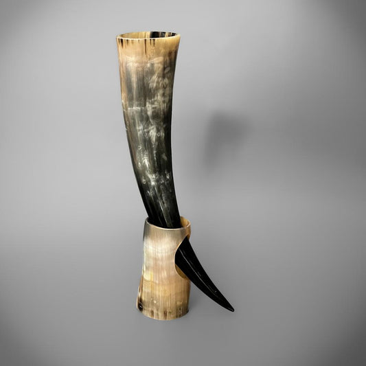 Drinking Horn with Horn Stand - Glory or Valhalla