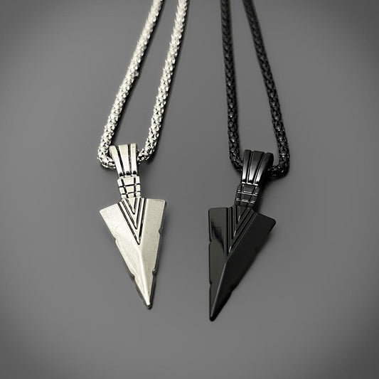 Geometric Arrowhead Pendant