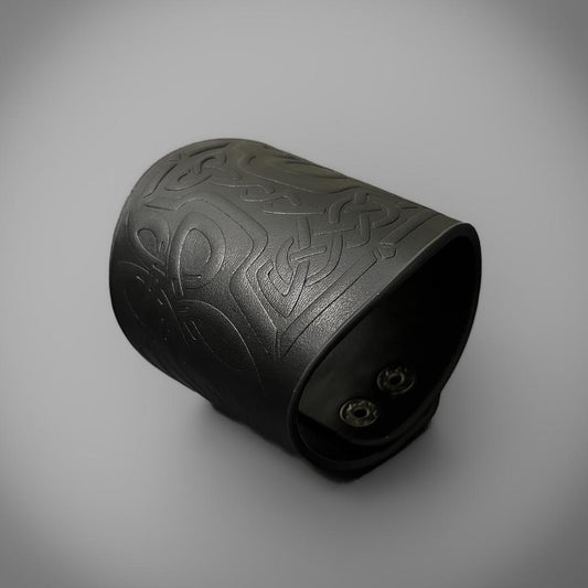 Mjolnir Leather Cuff