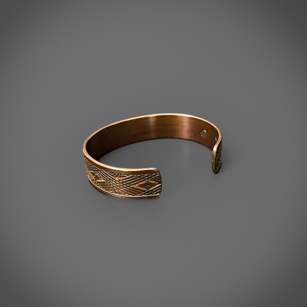 Geometric Copper Cuff