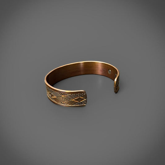 Geometric Copper Cuff