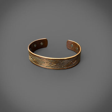 Geometric Copper Cuff