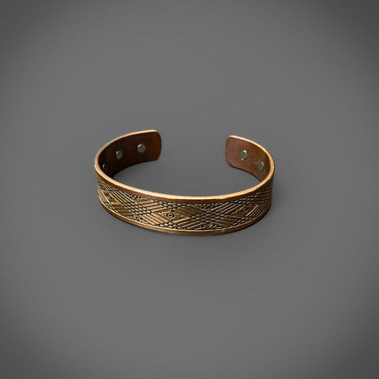 Geometric Copper Cuff
