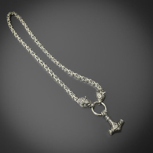 Wolves of Odin Pendant