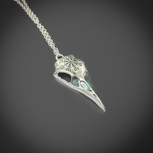 Helm of Awe Raven Pendant