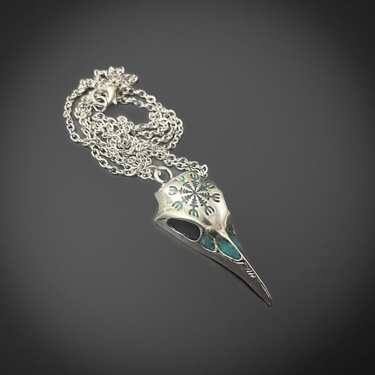 Helm of Awe Raven Pendant