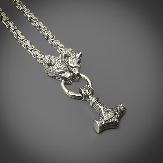 Wolves of Odin Pendant