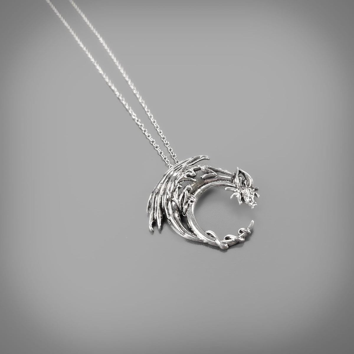 Coiled Dragon Pendant