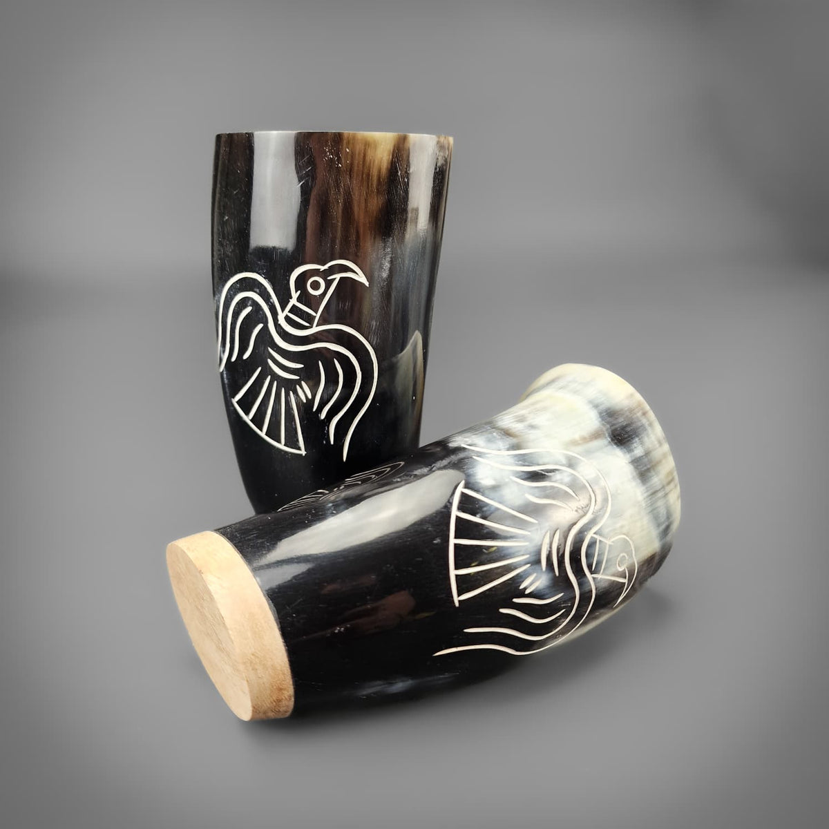 Odin's Raven Horn Mug