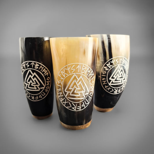 Valknut Horn Mug