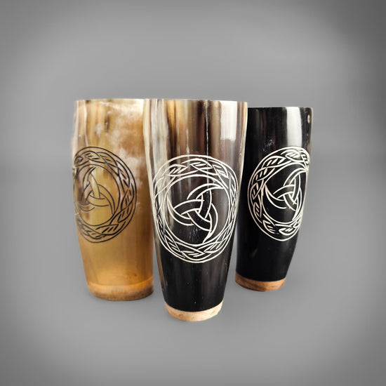 Triskele Horn Mug