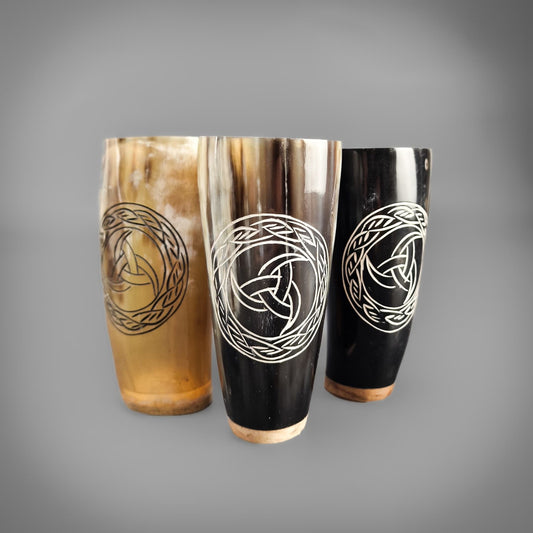 Triskele Horn Mug