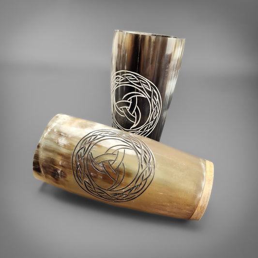 Triskele Horn Mug
