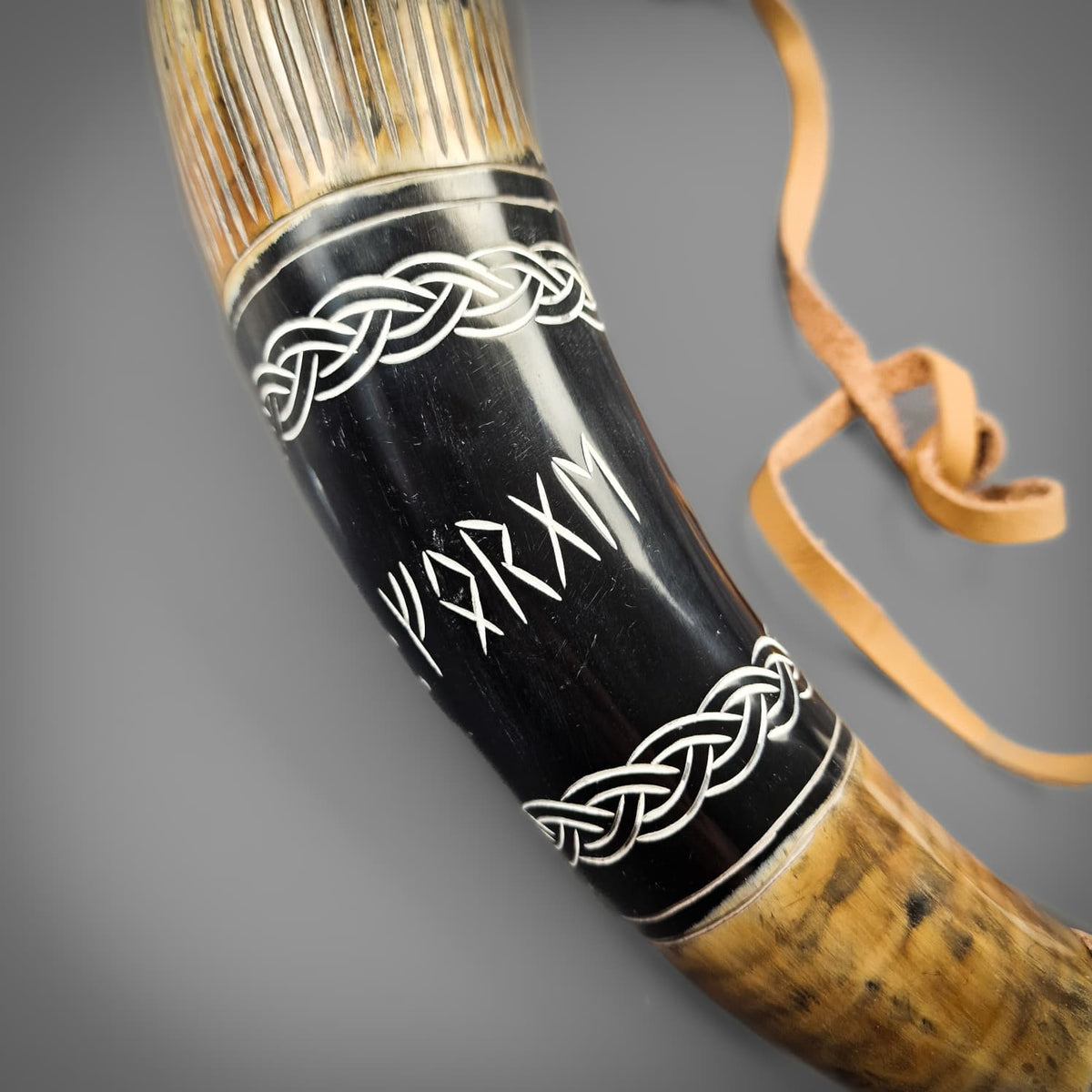 Carved War Horn