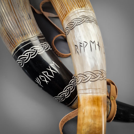 Carved War Horn