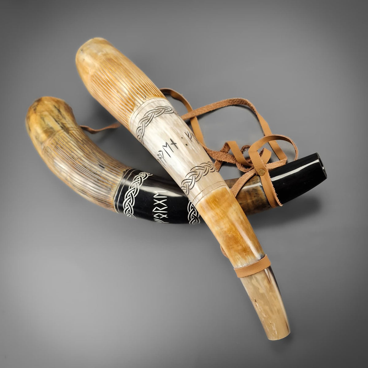 Carved War Horn