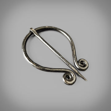 Black Spiral Cloak Pin