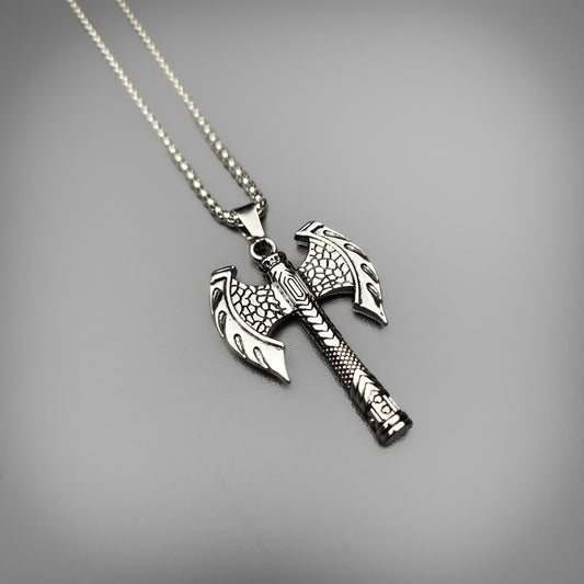 Double Bit Axe Pendant