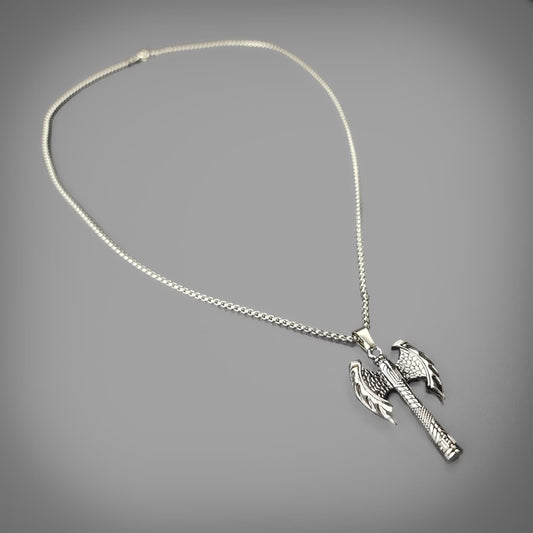 Double Bit Axe Pendant