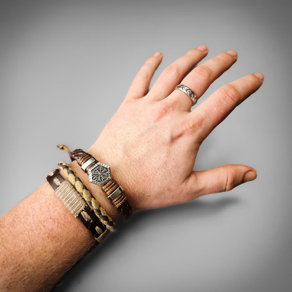 Vegvisir Woven Wristband