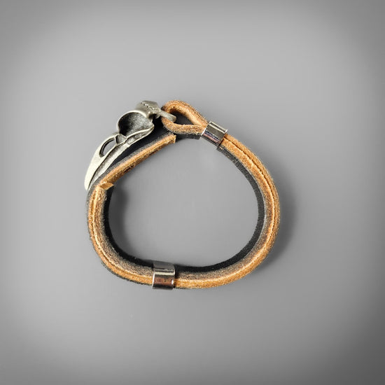 Raven Skull Wristband - Seconds