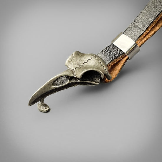 Raven Skull Wristband - Seconds