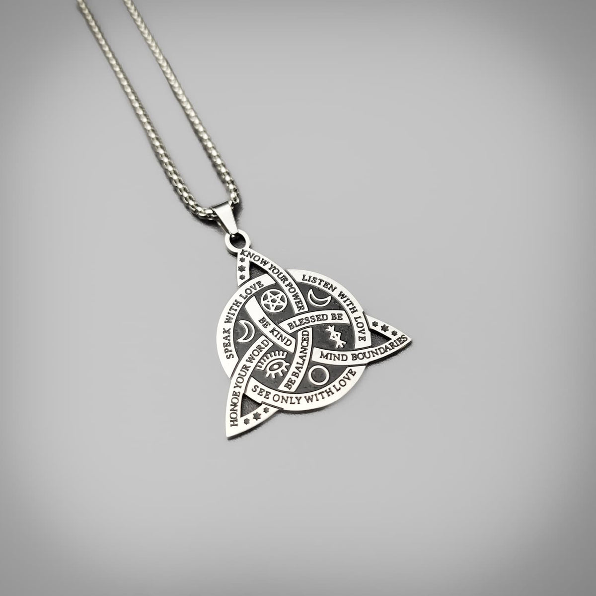 Moon Star Celtic Pendant - Seconds