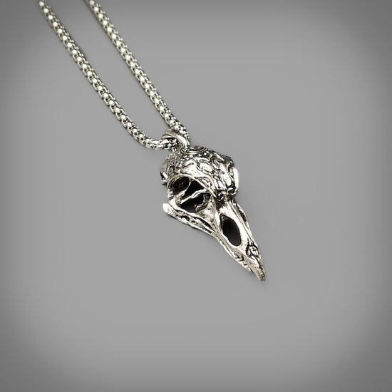 Raven Skull Pendant