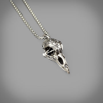 Raven Skull Pendant