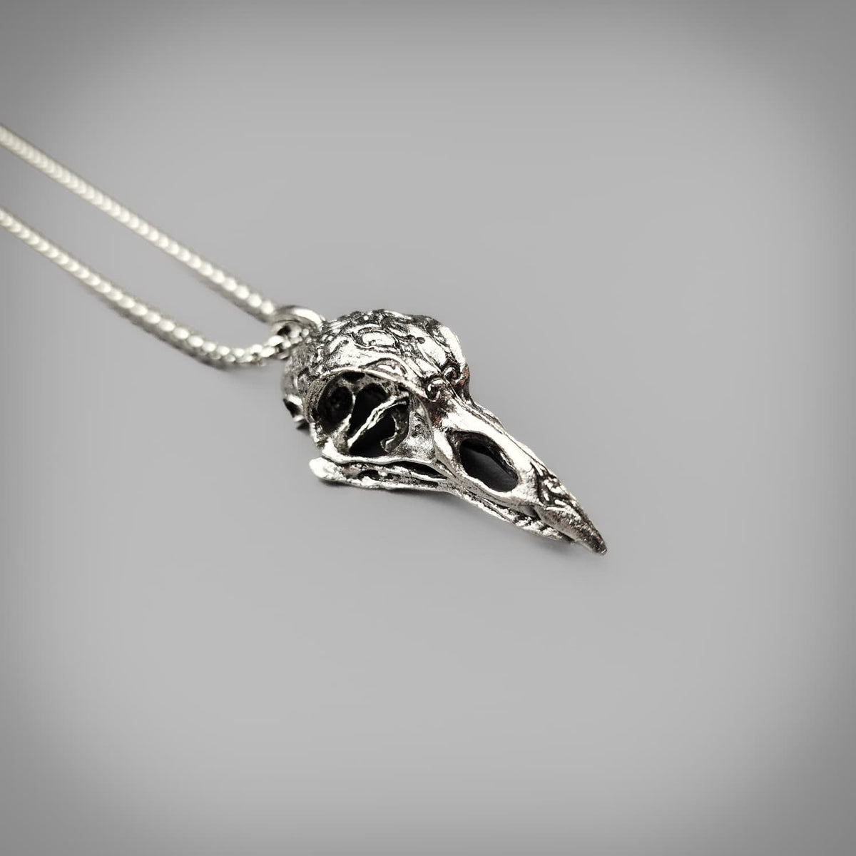 Raven Skull Pendant