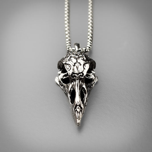 Raven Skull Pendant